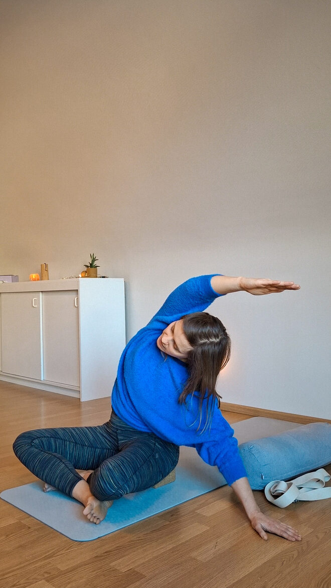 Online zwangerschapsyogasessie